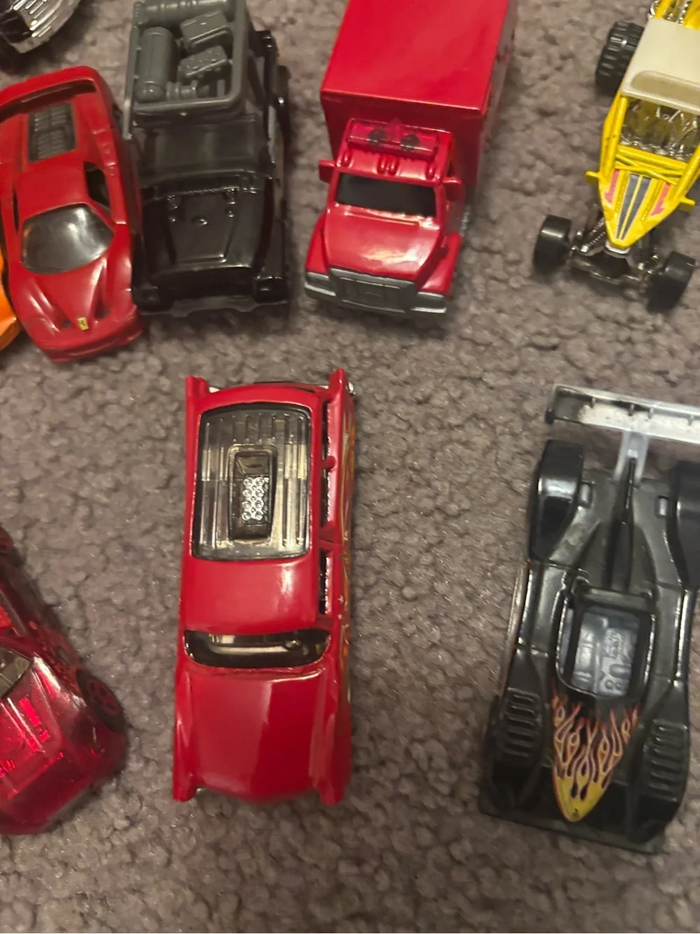 Hot Wheels,MatchBox&Mixed BrandsLot Of 58 cars trucks ect.